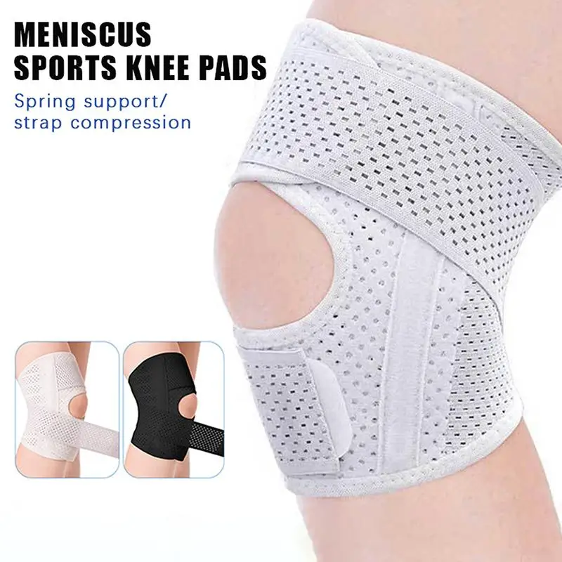 1/2 Pcs Breathable Mesh Fabric Knee Brace With Side Stability To Relieve Knee And Meniscus Pain And Relieve Meniscus Tears