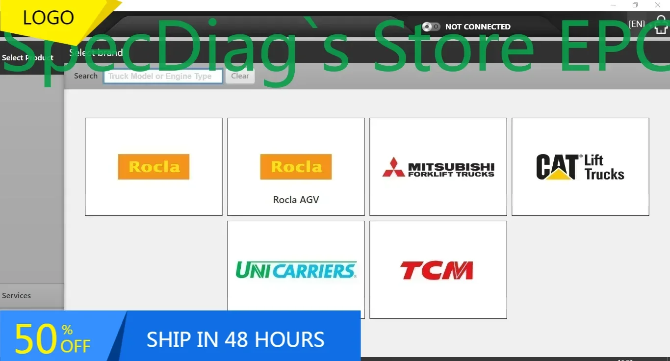 

SpecDiag TruckTool 4.9 [07.2025] (Diagnostic Tool for Mit-subishi Cat TCM UniCarriers Rocla Jungheinrich Nichiyu )