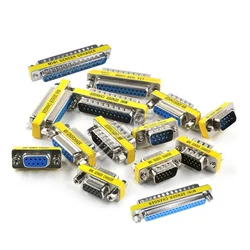 DB Series D-SUB DB9 DB15 DB25 DB37 Pin Male/Female to Male/Female RS232 Port VGA Connector M-F M-M F-F Gender Changer Adapter