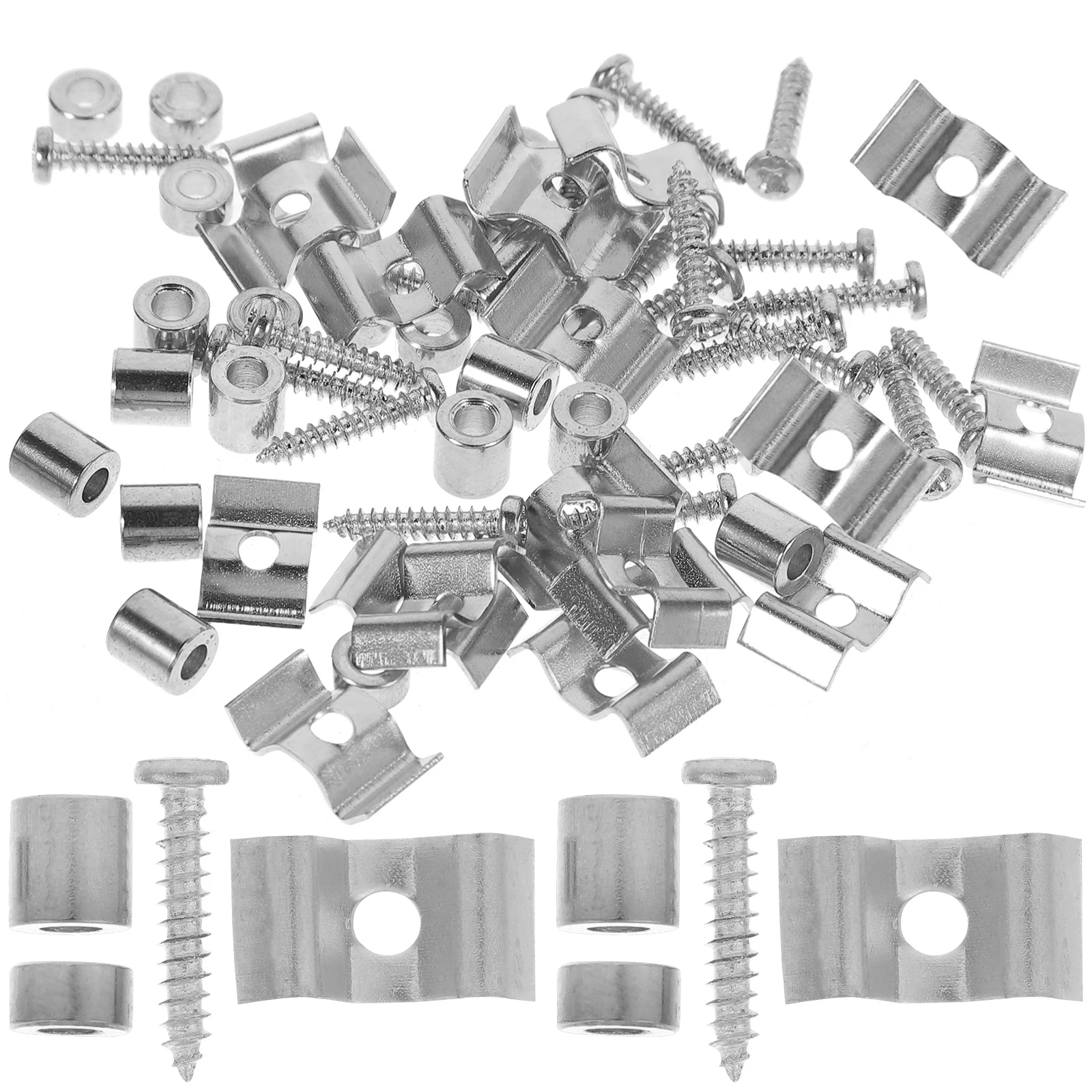 

10 set Guitar String Retainer Metal Electric Acoustic Stable Device Headstock Neck Accessory Practical Long Life Small Size