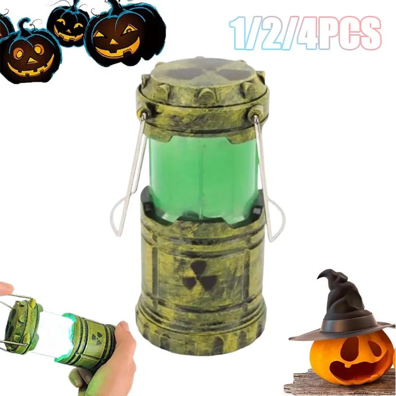 Halloween Apocalypse Nuclear Themed Mini Night Light Novelty Lantern Glowing  Funny Couple Gift for Bedroom Decor Party Prop