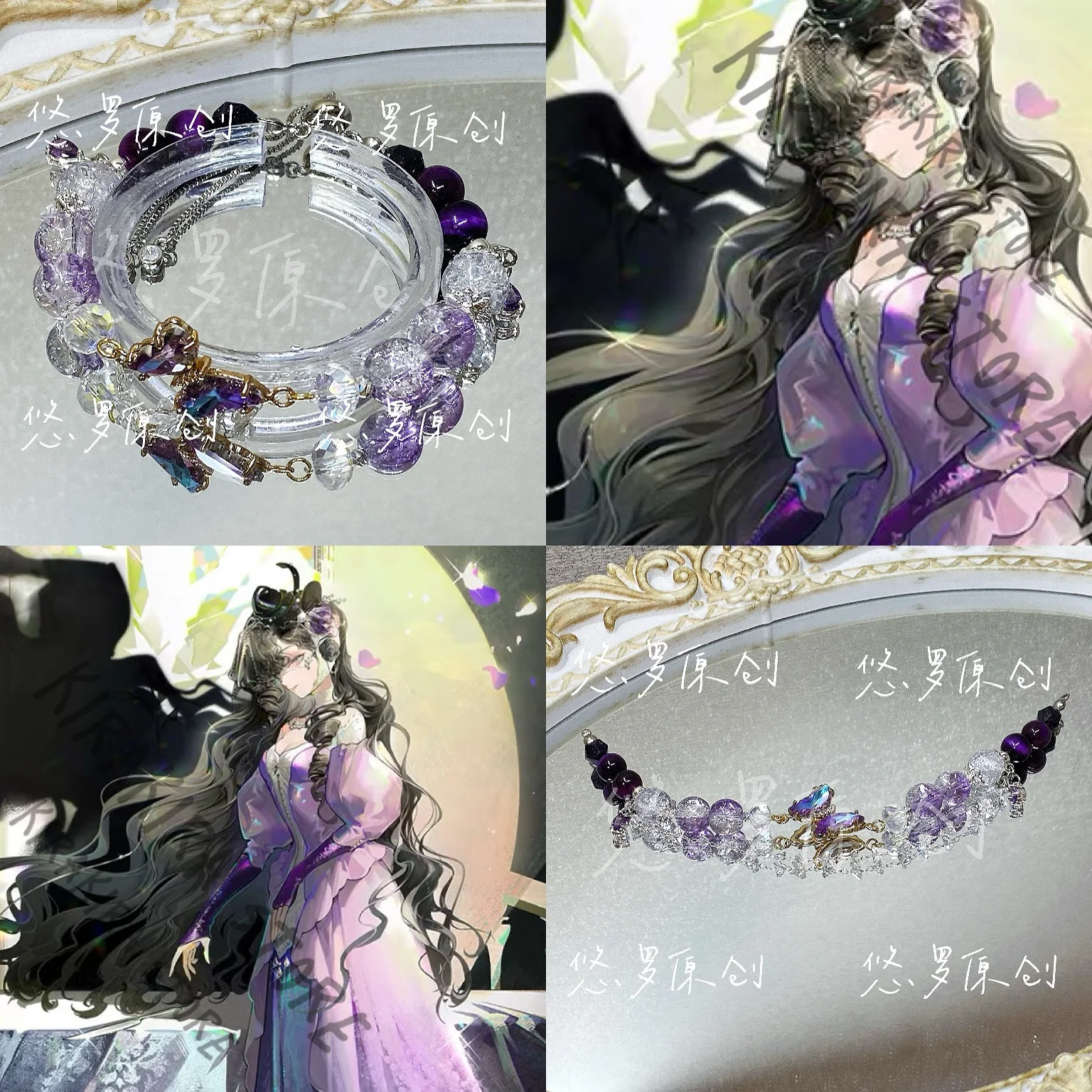 

Reverse:1999 Isolde Handcraft Bracelets Cosplay Handstring Anime Beaded Diy Bangle Hand Chain Accessories Ornament Amulet