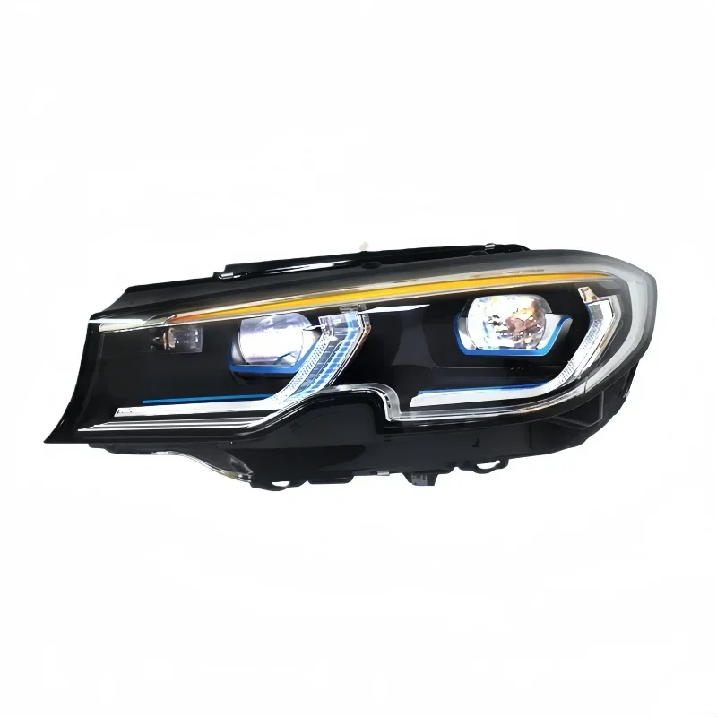 Suitable for 20-22 3 Series G20 Modified Blue Eyebrow LED  Lens Spoon  Headlight Assembly 63118496166/63118496163