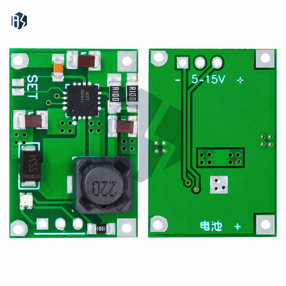 TP5100 Doppel-Einzel-Lithiumbatterie-Lademanagement, kompatible 2A wiederaufladbare Lithiumplatte