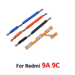 Phone Housing Power Volume Button For Xiaomi Redmi 9A New On Off Up Down Key Flex Cable Part For Redmi 9C