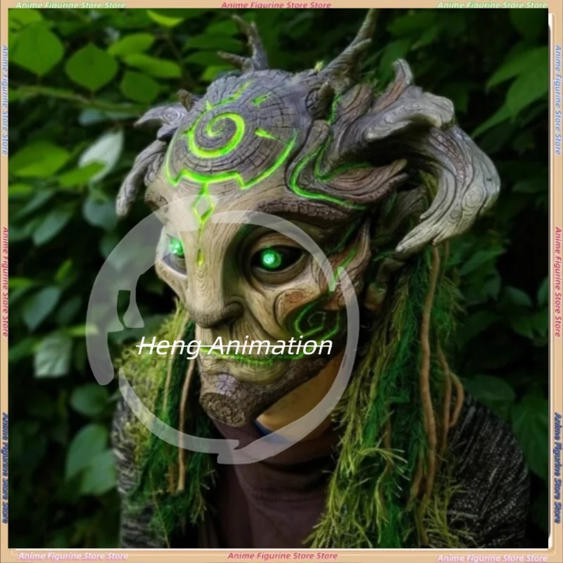 

Головной убор дерева эльфа анфас Хэллоуин Cos красивый монстр лес эльф маска бар дом с привидениями Npc реквизит подарок супер крутой
