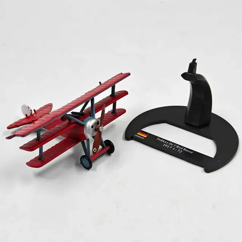 

Diecast 1:72 Scale Fokker DR.1 Alloy Model Aircraft Fighter Model For Display Collections Festival Gifts