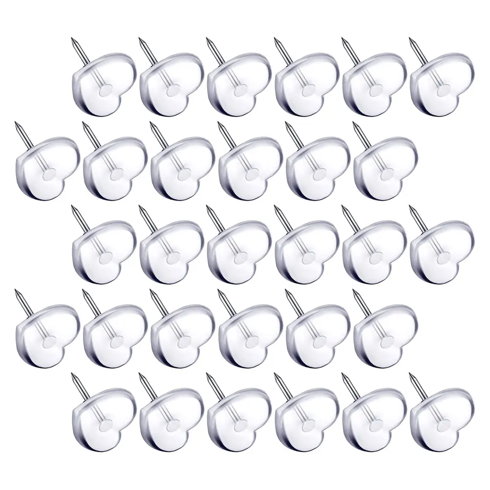 

Heart Shape Pushpins Multi-function Thumb Tacks Office Desk Accessories Map Accessories Compact Push Pin Small Pushpins Daily