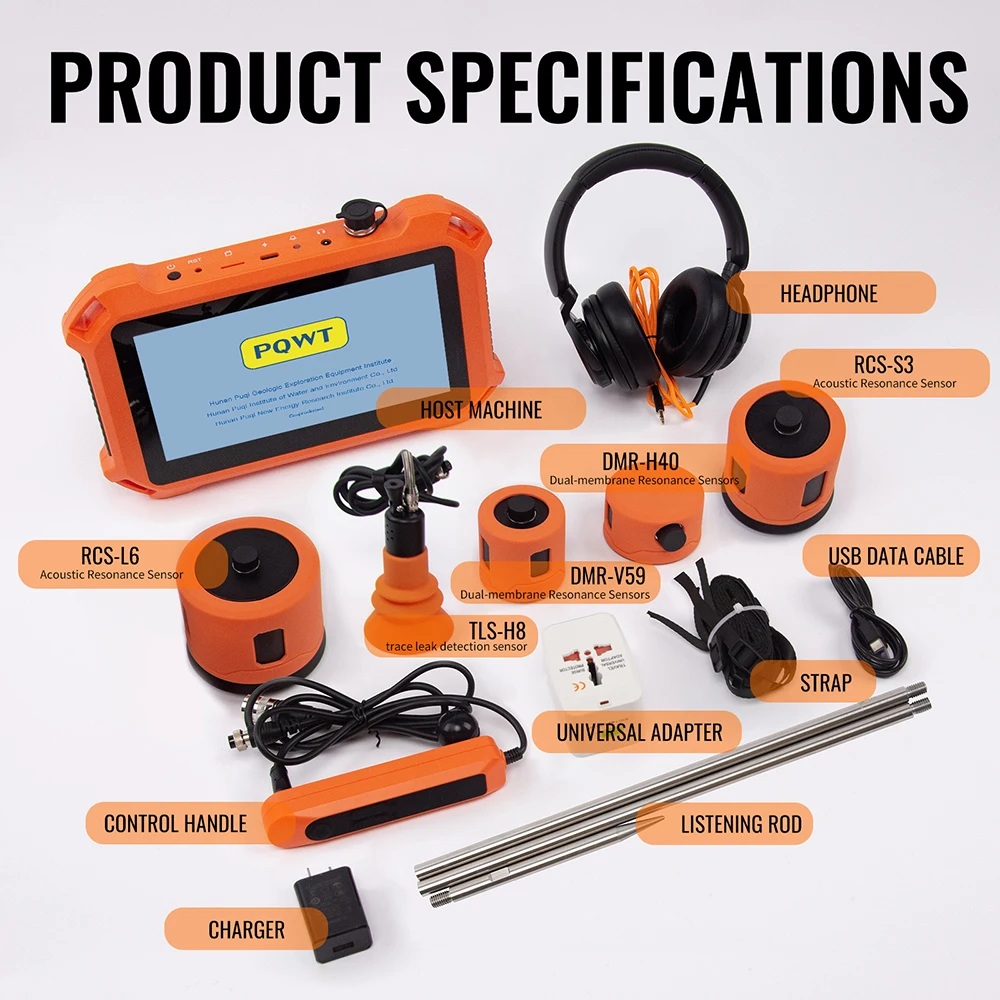 2026PQ125 Series Smart Indoor Outdoor Water Leak Detection Device Supports OEM Acoustic Underground Pipe Water Leakage Dete
