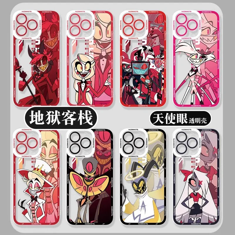 Cartoon Hazbis Hotels Phone Case For Samsung A07 A36 A26 A56 A16 A06 A55 A35 A25 A15 A05 A54 A34 A24 A14 A13 A53 A33 Clear Cover