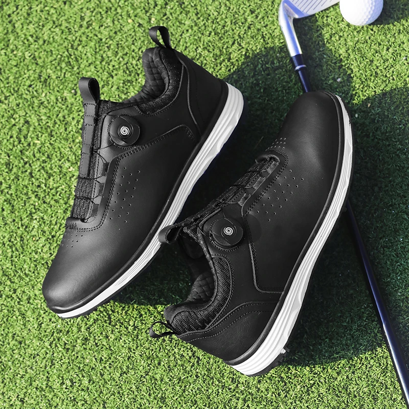 Zapatos de Golf cómodos para hombre, zapatillas de Golf ligeras, zapatos de Golf profesionales de lujo para hombre, impermeables