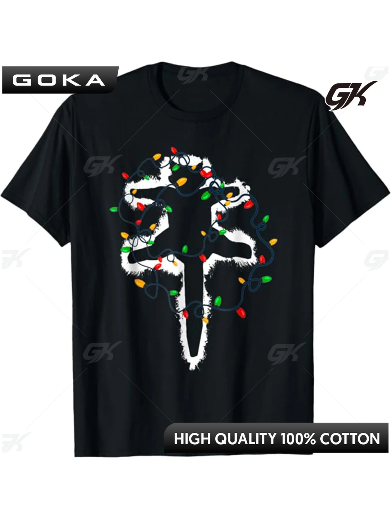 

Funny Cat Christmas Printed Graphic T-Shirt for Men- Holiday Gift for Friends and Lovers Round Short Sleeved Tops Ropa De Hombre