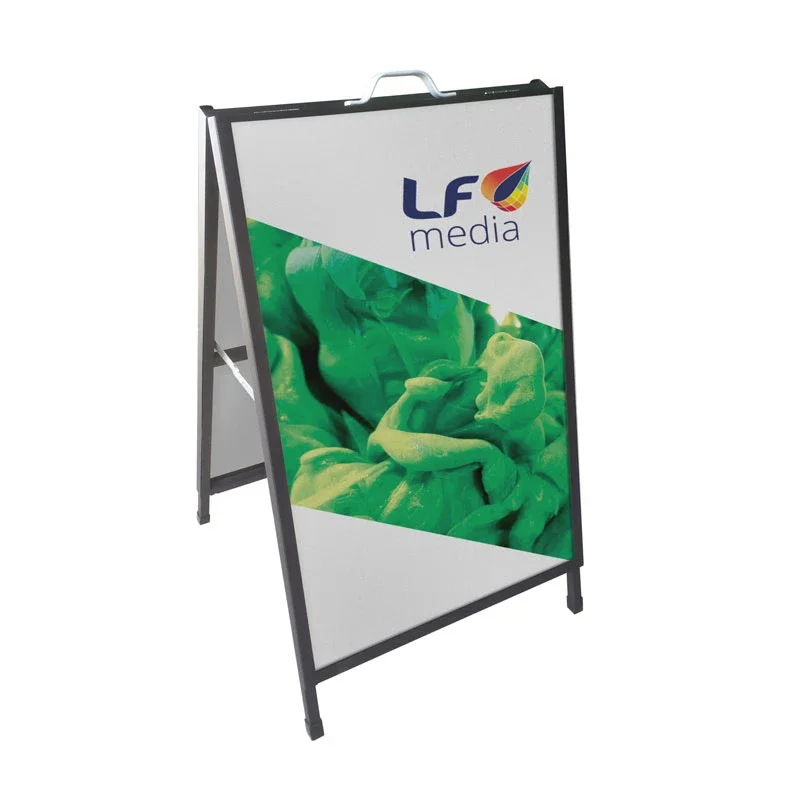 Double side A frame sign stand