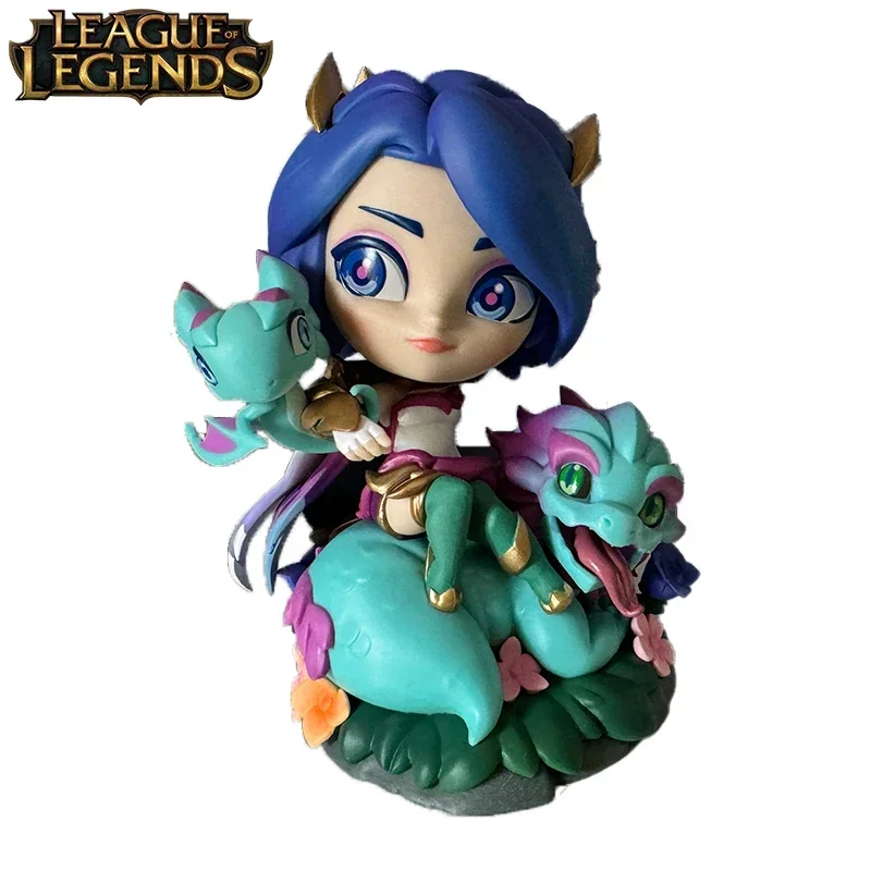 

In Stock Genuine Original League of Legends Lord Shenlong Ashe Action Anime Figure Collectible Model Doll Statuette Ornament Toy