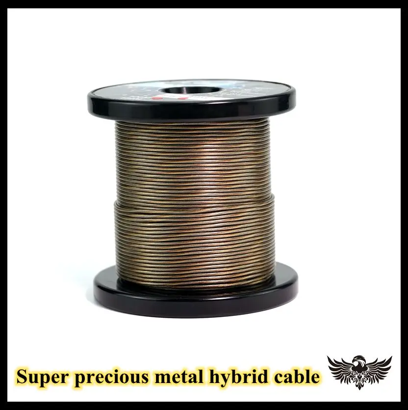 Eagle sign Super precious metal hybrid cable High end upgrade cable DIY bulk  0.78MM MMCX ie900 n5005