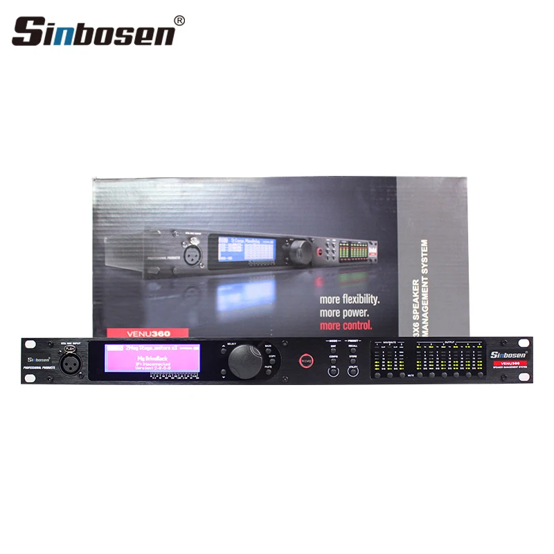V-360 3 entrées 6 sorties Fabricants Processeur audio numérique Dsp