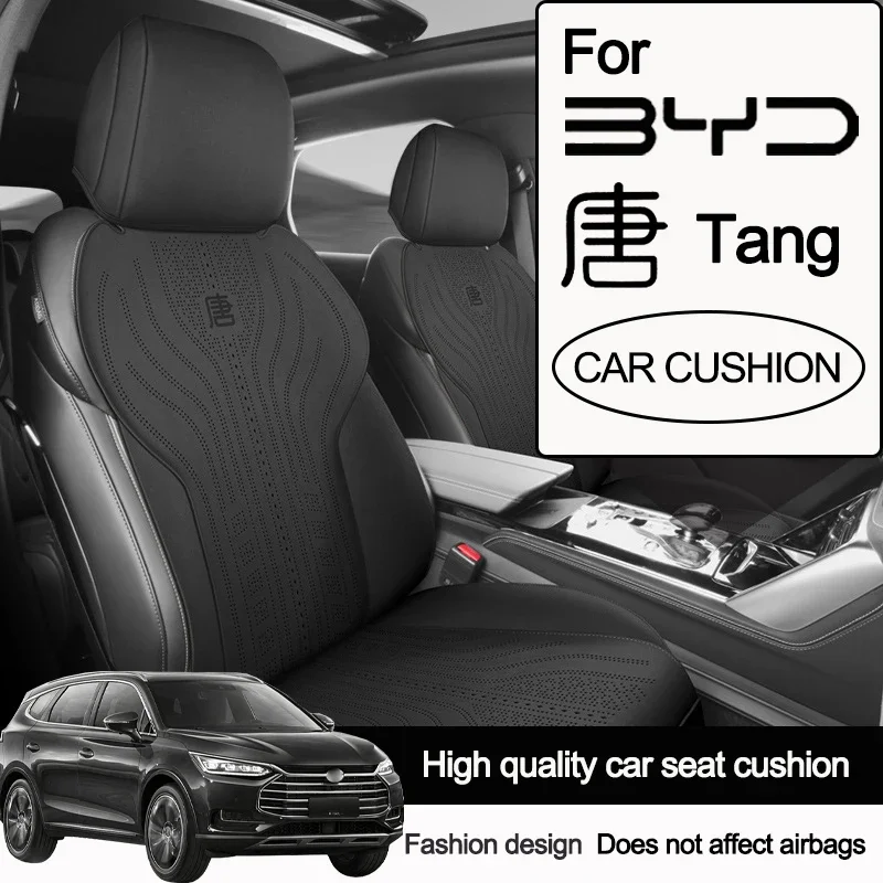 High Auto Car Seat Cushion Cover for BYD Tang EV DMI Four Seasons Universal Half Package Seat Aviation Turn Fur