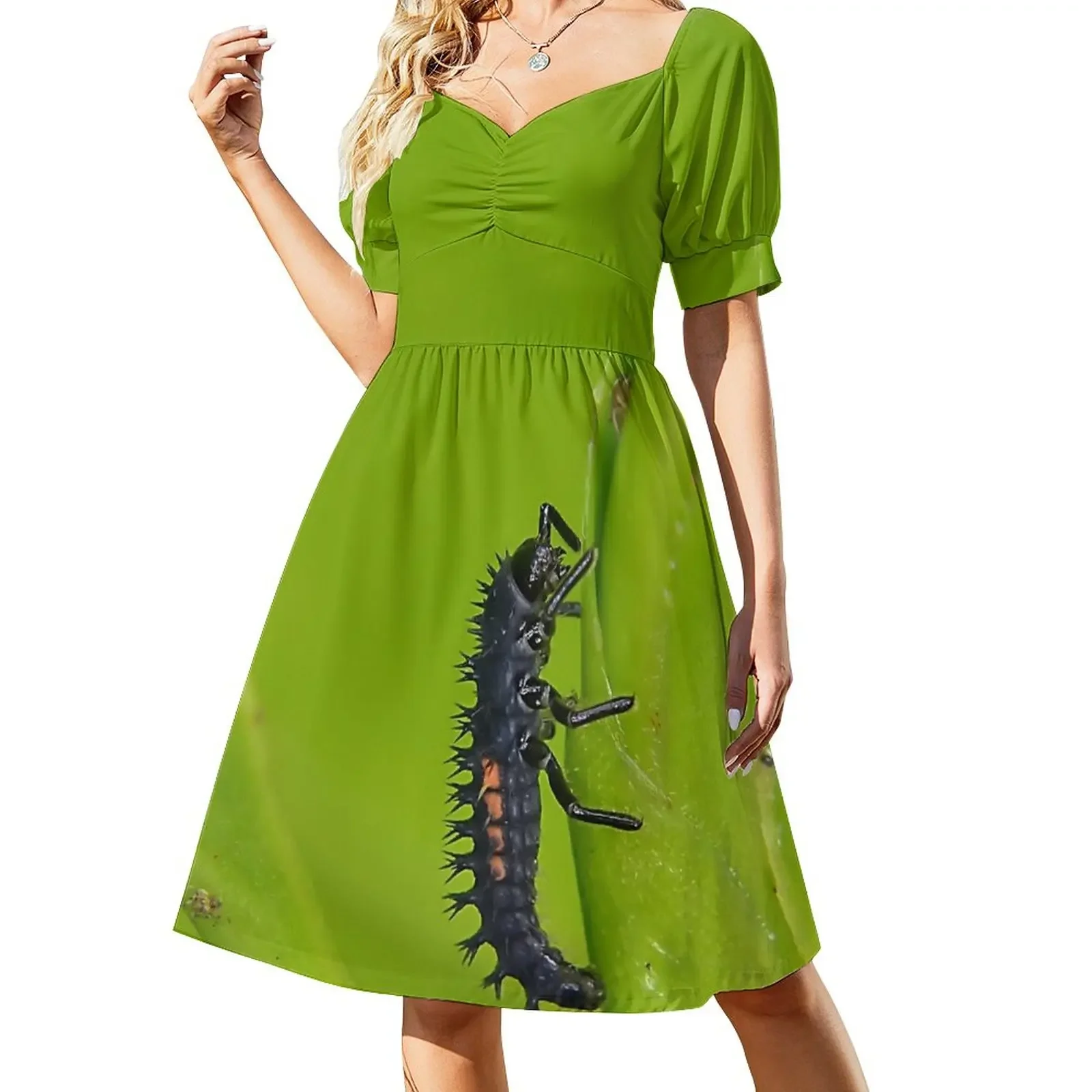 

Ladybird larva Short-Sleeved Dress dress dresses dress women elegant luxury