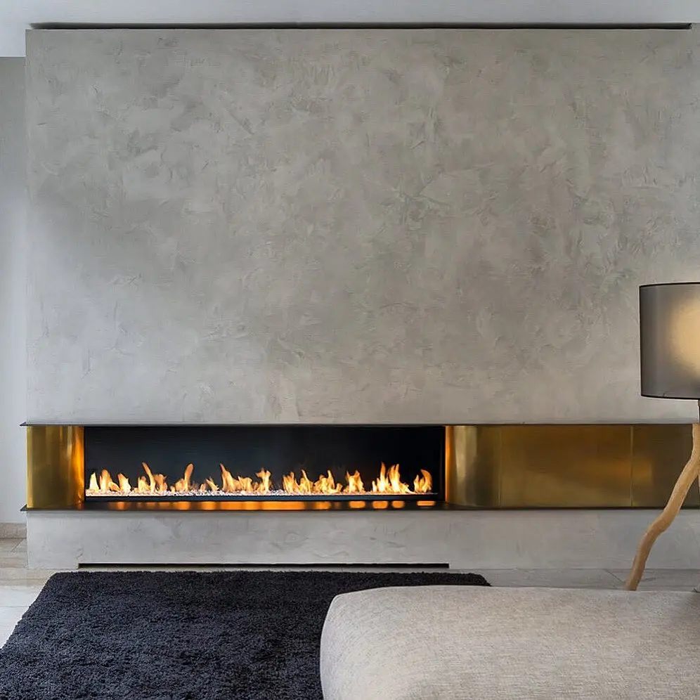 Remote Control Electric Wall-Mounted Eco-friendly Bio Ethanol Fireplace With 6L Capacity For Hotel Use