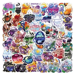 10/30/49pcs Ins Style Mignon Fleur Boisson Autocollants De Dessin Animé Esthétique Stickers Ordinateur Portable Scrapbooking Journal Autocollant de Décoration De Téléphone Jouet