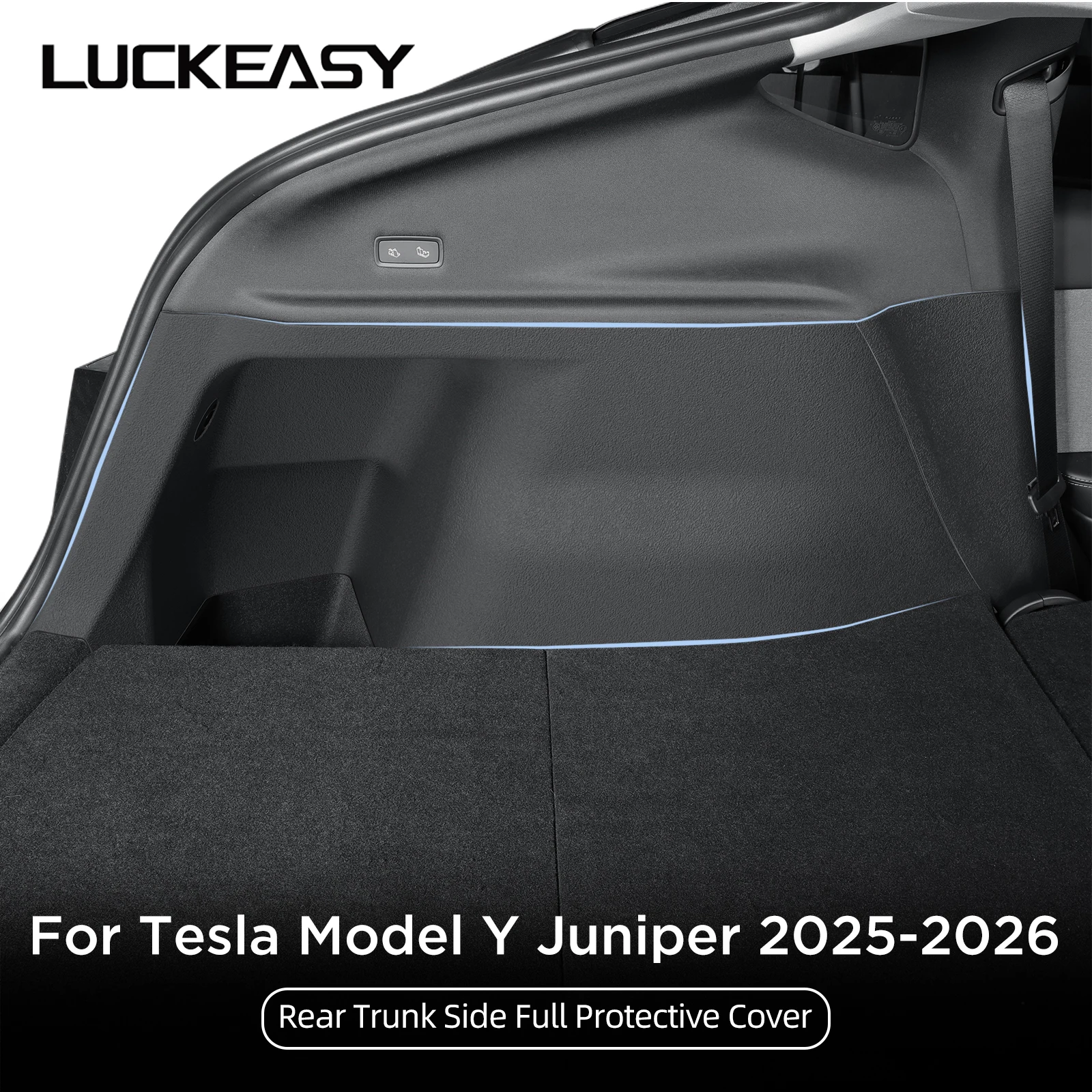 for Tesla Model Y Juniper/Launch 2025 Rear Trunk Side Anti-Kick Pad Car Anti-dirty Pad Full Coverage Protection Kit Accessories
