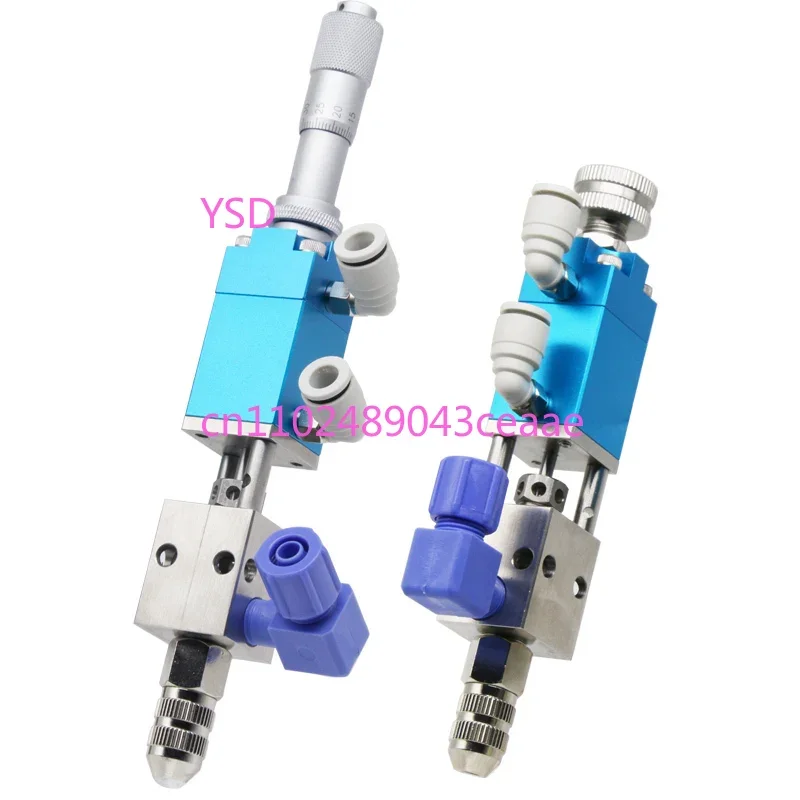 2121 Micrometer Thimble-Type Dispensing Valve (Precision Single-Liquid Valve for UV Glue/Ink Pneumatic Spray Head)