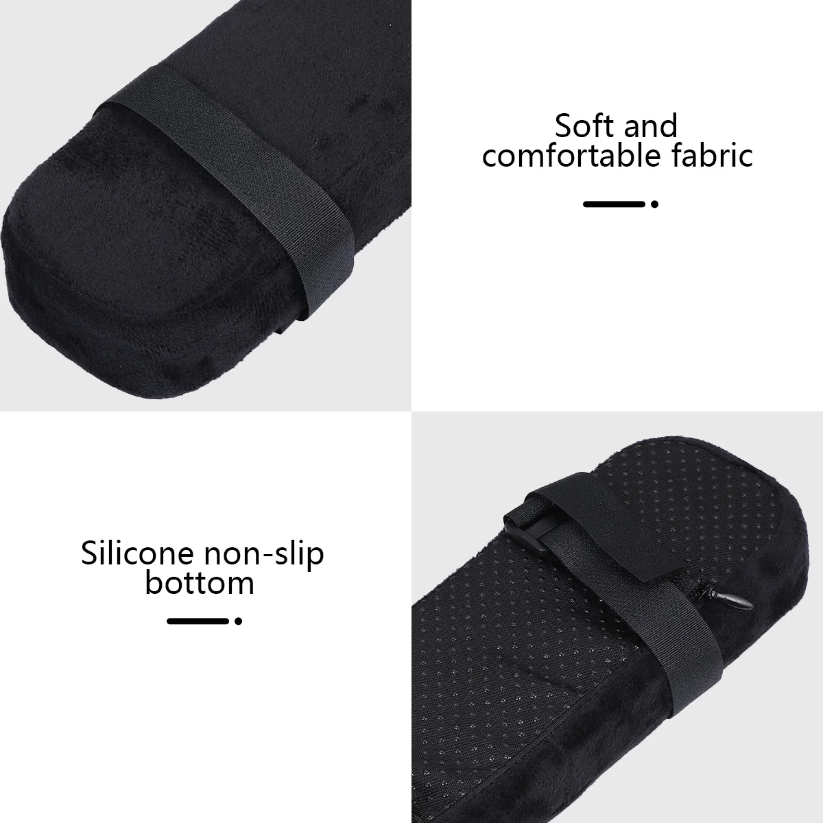 

Office Chair Memory Sponge Armrest Pad Elastic Fit Soft Cushion for Gaming Computer Desk Elbow Support Comfortable Removable