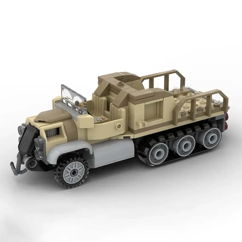 Urban Car Modell Moc Bausteine Desert Half Track Modell Technologie Modulare Blöcke Geschenke Weihnachten Spielzeug DIY Sets Montage