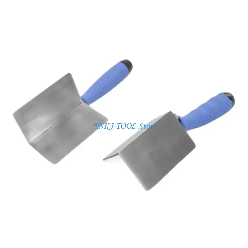 

L8RC Accuracy Corner Trowel Set with Ergonomic Soft Grip for Enhanced Wall Finishing in Homes and Commercial Renovations