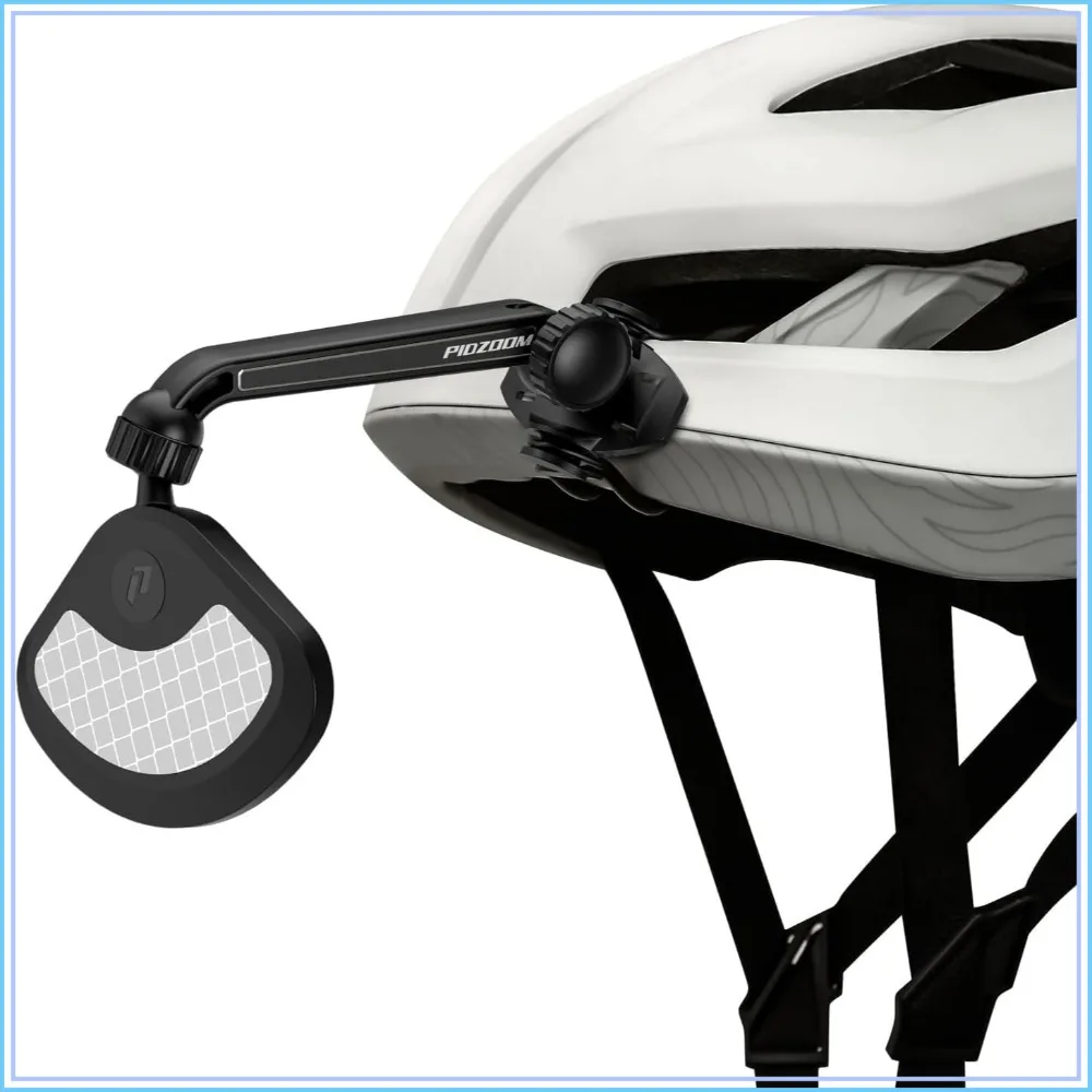 

360° Adjustable Bike Helmet Mirror for Cycling, Easy Install, Stable at High Speed