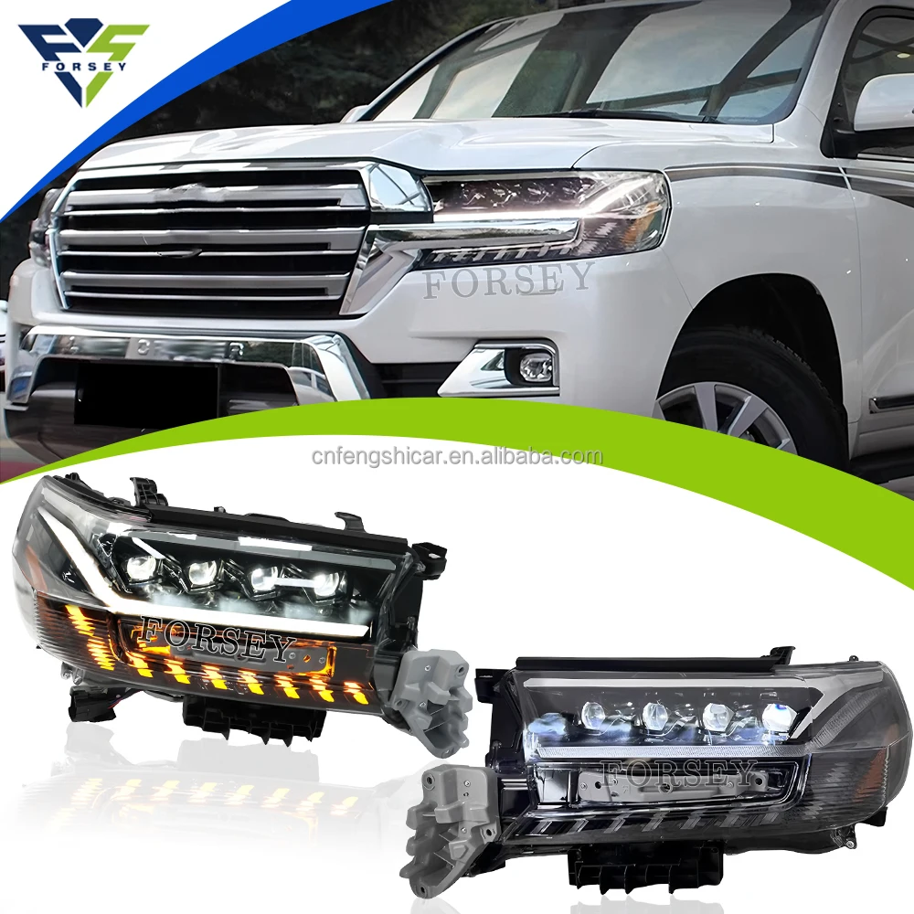 

High Quality Headlights for Land Cruiser LC200 2016-2020 Year Upgrade 4 Lens LED Headlights