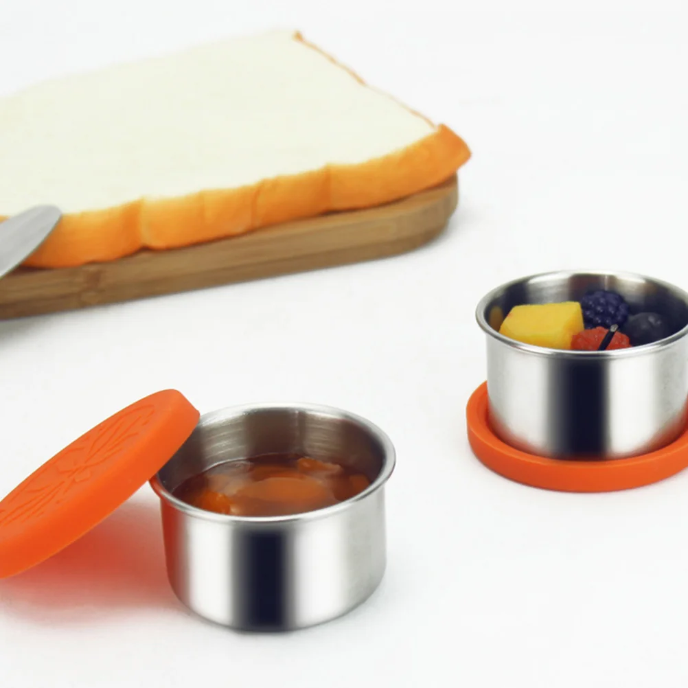 

Stainless Steel Seasoning Pot Airtight Storage Jar Kitchen Accessories For Food Storage Meat Fruit Kitchen