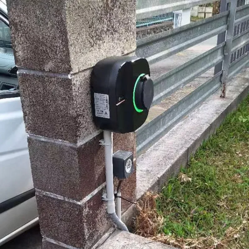 TUV Certified WBS 7kw 11kw 22kw AC EV Charging Station with Type 2 Shutter Socket 16A 32A Wallbox Zencar Smart APP Car Chargers