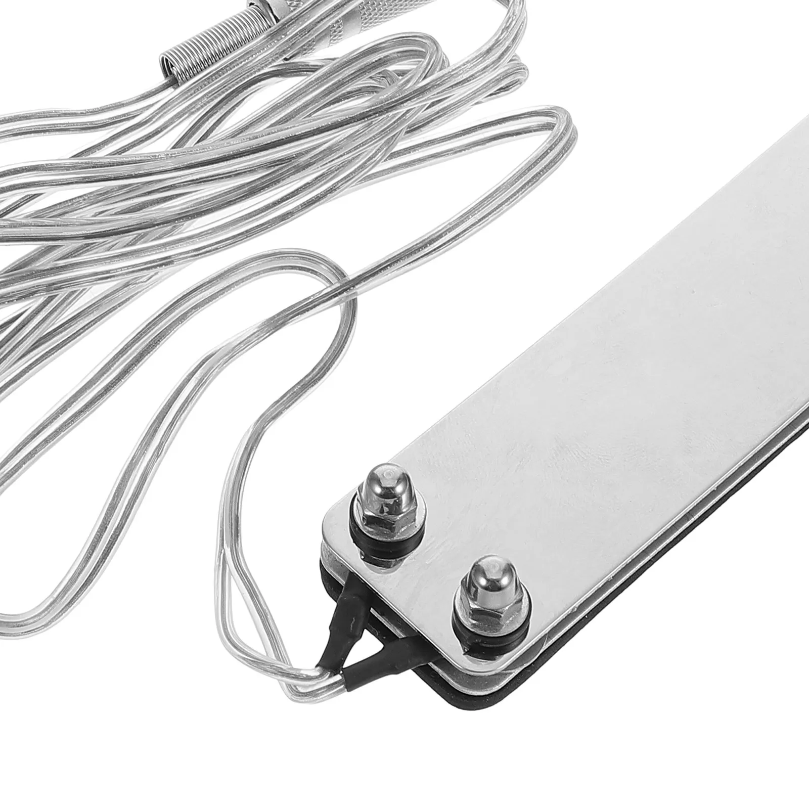 Silver Metal Square Tattoo Foot Pedal Switch Compact Nonslip Design for Professional Tattoo Machines Universal Compatibility