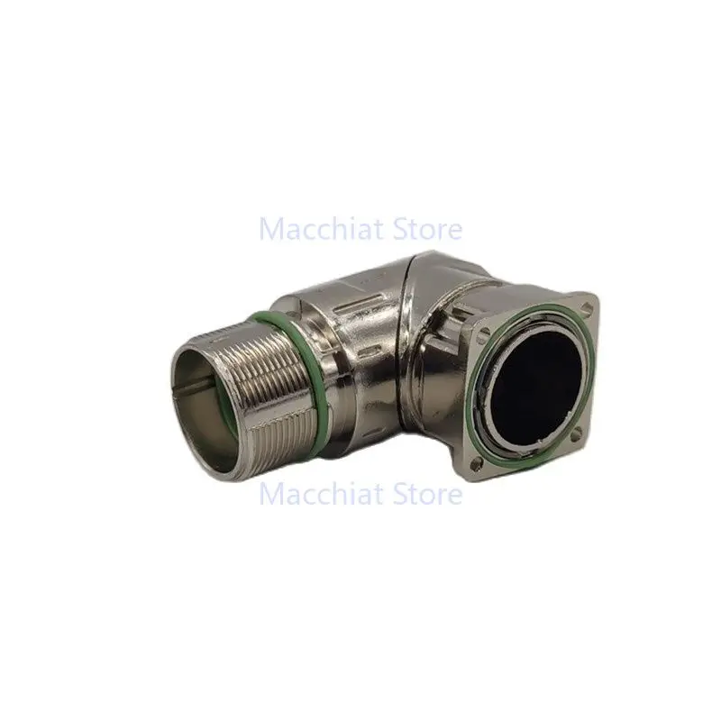 China High Quality Stainless M23 M623 Encoder Connector 6 7 9 12 17 Pin External Thread Elbow Male Pulg