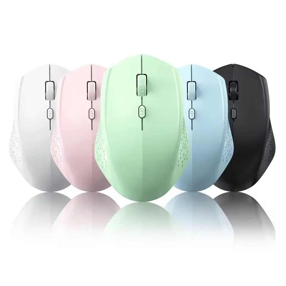 

2.4GHz USB Wireless Bluetooth 5.2 Mouse 1600DPI Rechargeable Mouse for MacBook Tablet Computer Laptop Receiver for PC Accessorie