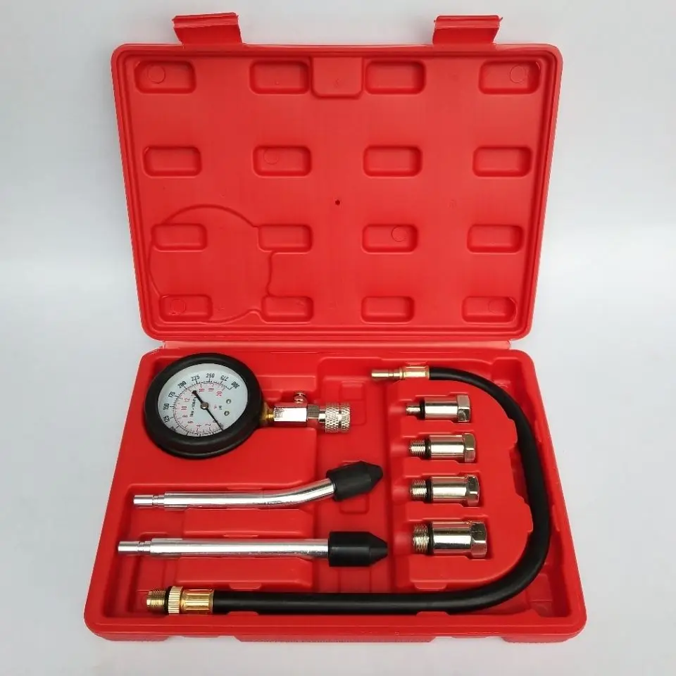 Car Cylinder Pressure Detection Tool Portable Engine Diagnostic Cylinder Gauge for Automotive Repair