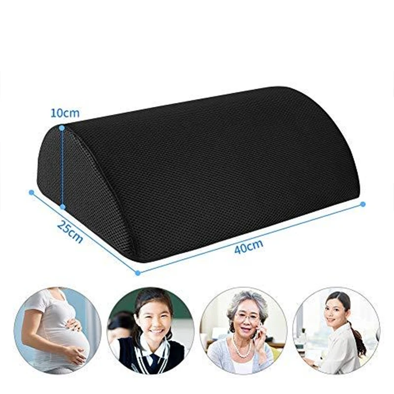 1pc under desk footrest, desk footstool for office car home，foot support ankle relaxation Foot Rest for Home Office Work Gaming