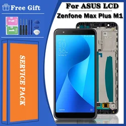 5.7 inch New For Asus ZenFone Max Plus (M1) ZB570TL LCD Touch Screen Digitizer Assembly X018DC X018D Display With Frame