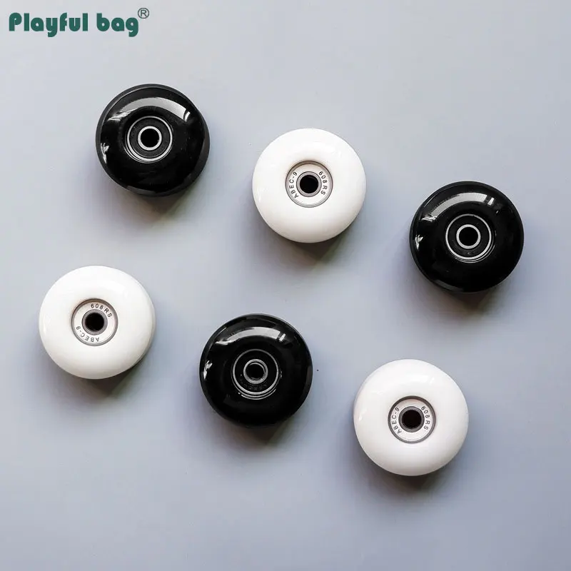 95A PU Wheels For Skateboard 52MMx32MM With 608RS Bearings High Hardness Wheel Skating Sports Accessories AMB273