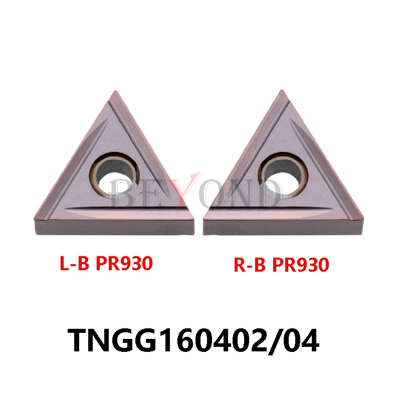 

TNGG160402L-B TNGG160402R-B TNGG160404L-B TNGG160404R-B PR930 TNGG 160404 Universal Carbide Inserts TNGG160402 TNGG160404 L R-B