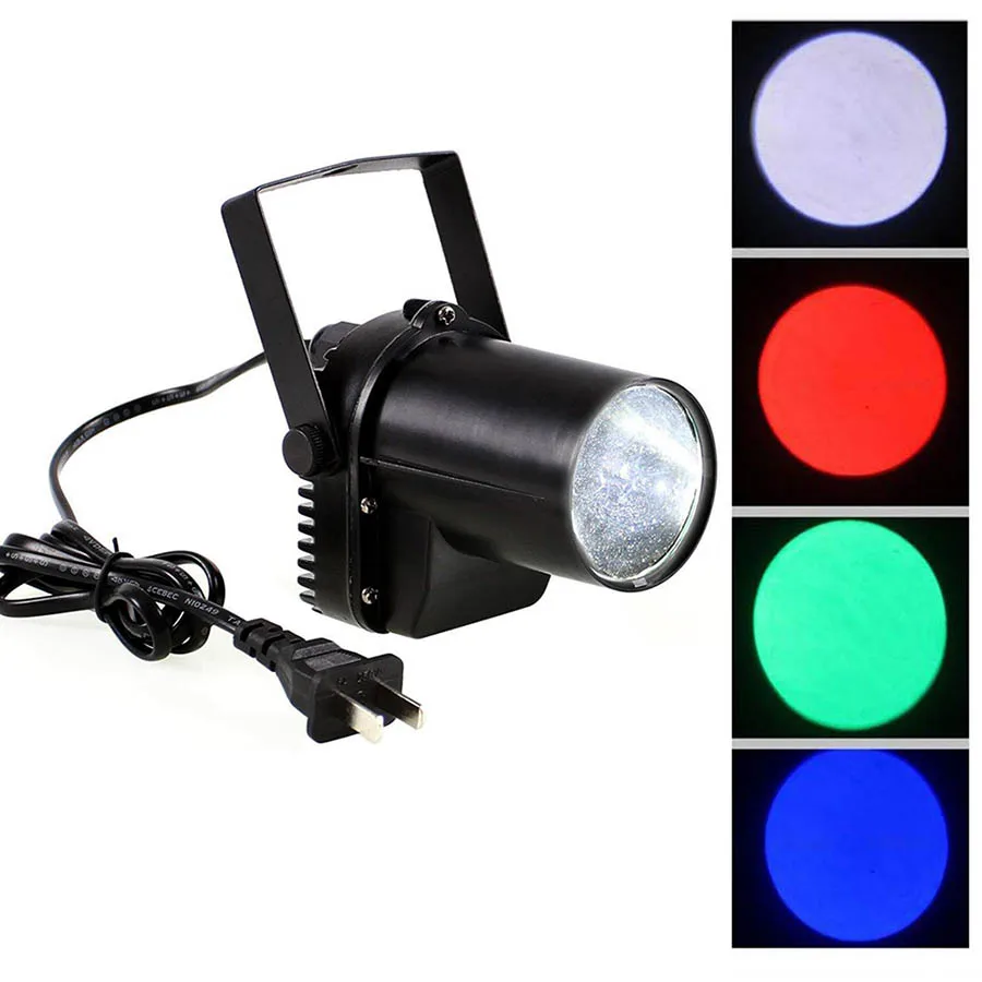 

5W LED Spotlight Beam Disco Pinspot Light Disco Mirror Balls Stage Light Narrow Beam Projection Lamp for Parties Wedding Decor