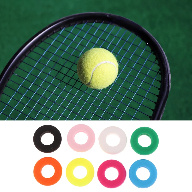 1Pc/8Pcs Reduce Tennis Racquet Shock Absorber Colorful Professional Vibration Dampeners Tennis Racket Accessories