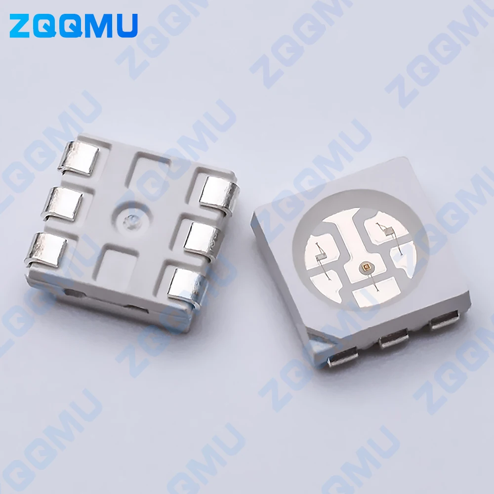 Imagem -02 - Chip Led Rgb Endereçável Individualmente Inteligente Digital Dc3v Luz Azul Verde Vermelha Smd Ws2812b 4pin 5050 100 Pcs