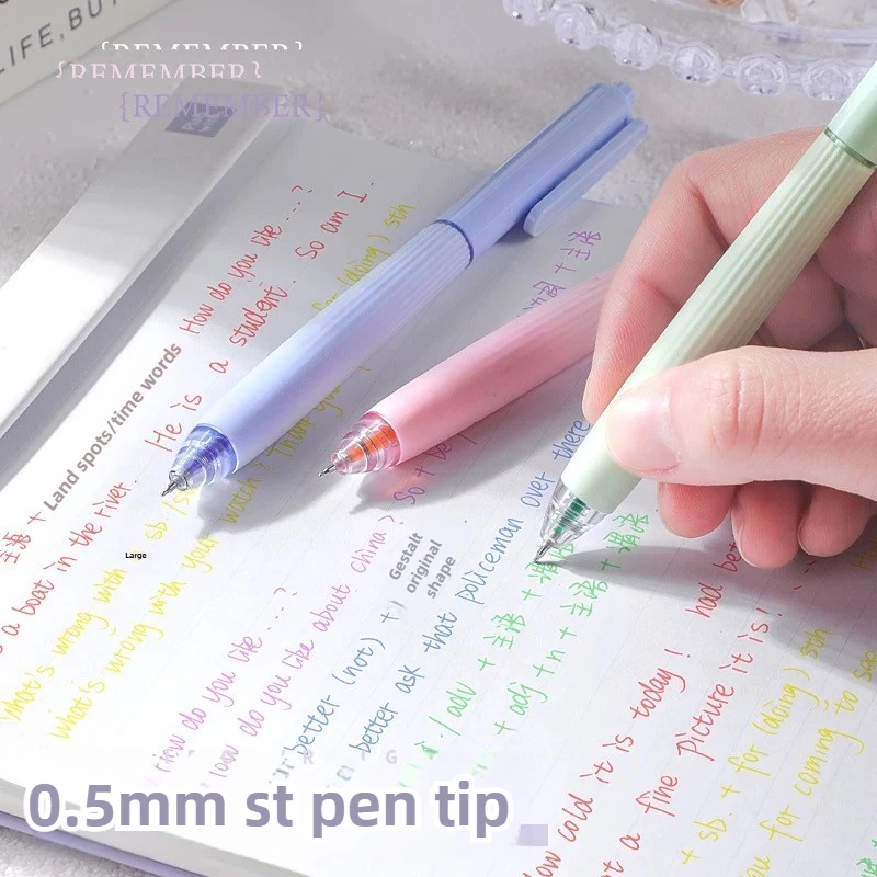 

39/5 Colors Gel Pen Color Ink Signing Pen 0.5mm ST Tip Color Ballpoint Pen Writing Tool Students Gift School Supplies Stationery
