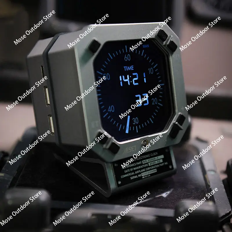 737 CLOCK Boeing BOEING Simulator Aviation Instrument Clock Alarm Clock, Aircraft Simulation Clock