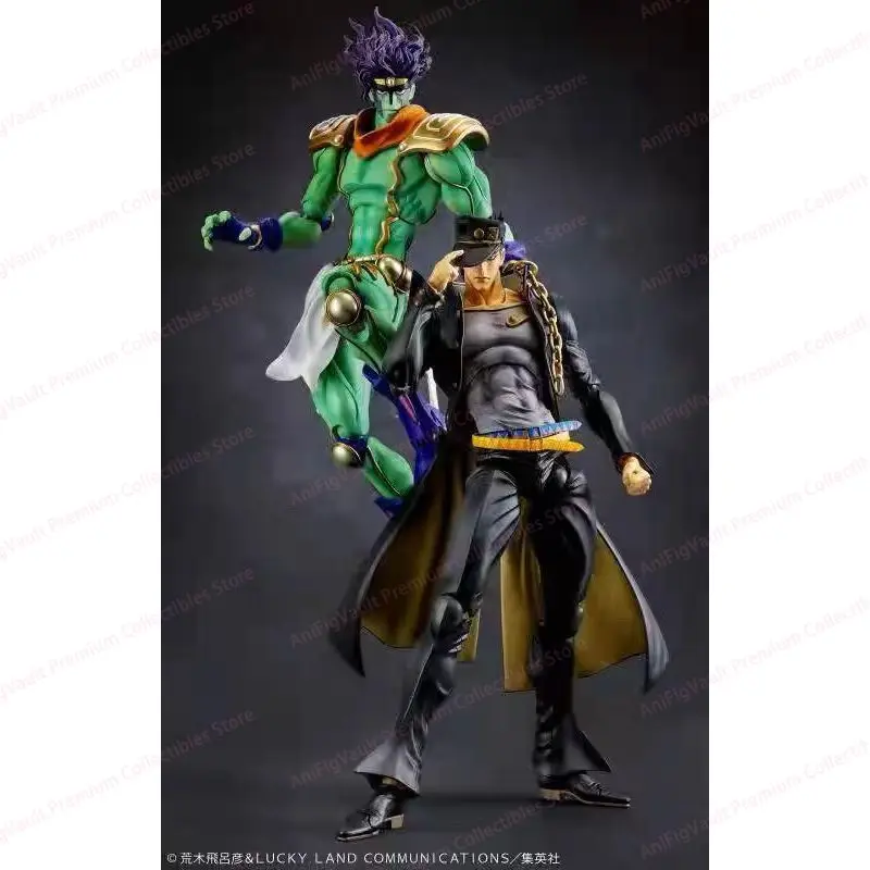 

Оригинальная суперэкшн-статуя Medicos, сезон Невероятных приключений Джоджо, большой Куджо Джотаро и звездная платиновая модель, экшн-игрушки в стиле аниме