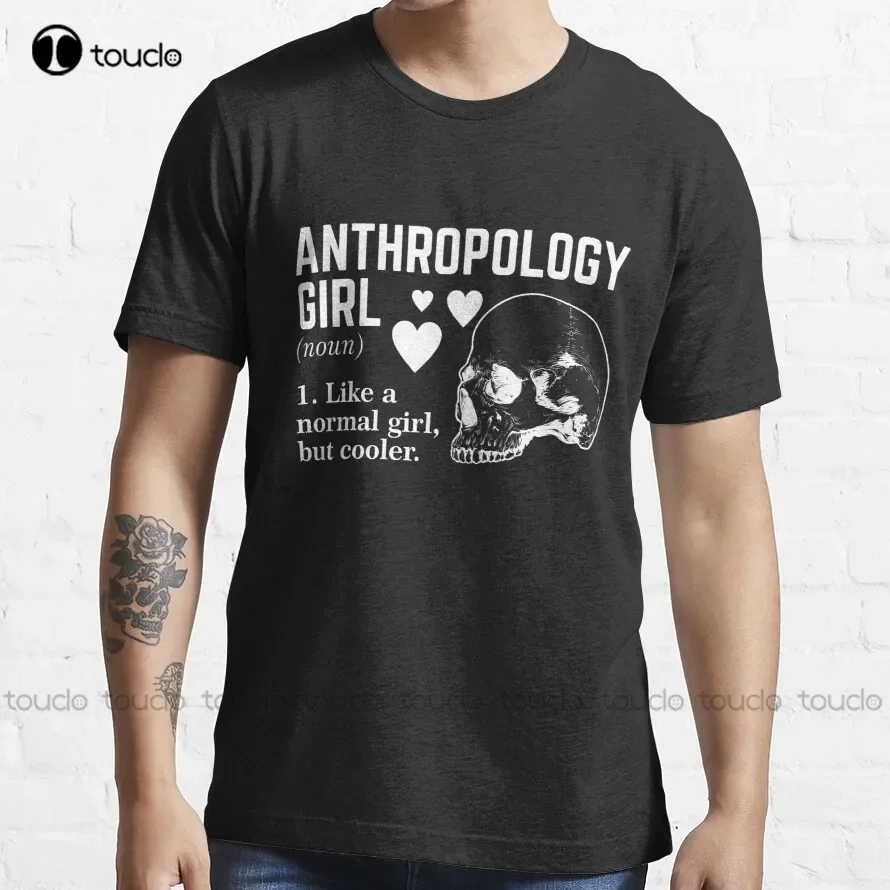

Anthropology Girl, Like A Normal Girl, But Cooler T-Shirt Womens Sweatshirt O-Neck Streetwear Oversized Men Tee Shirts Xs-5Xl