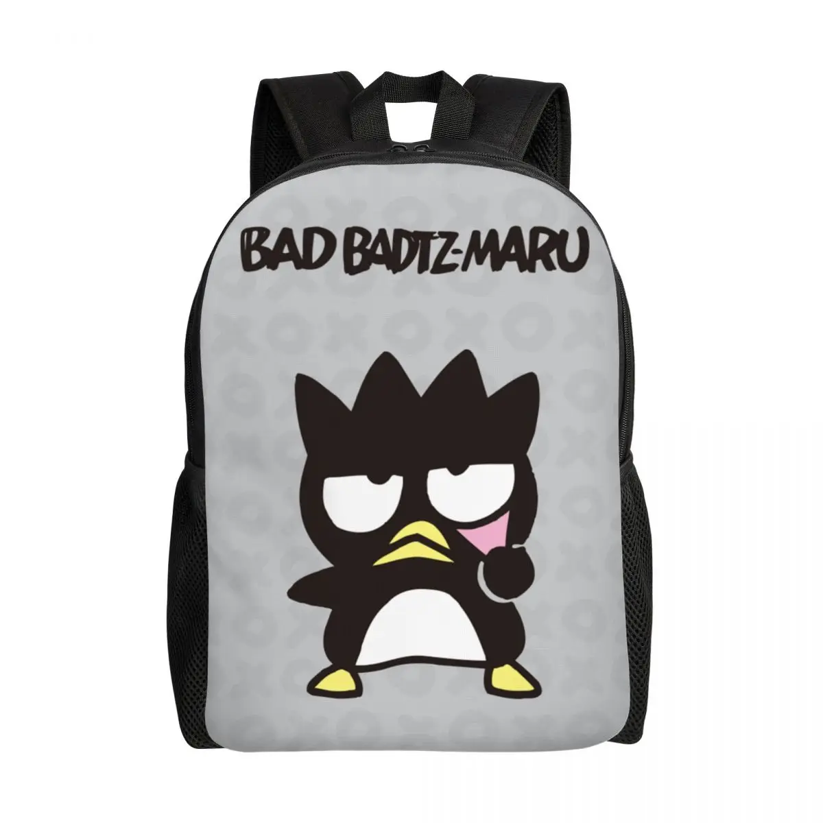 

Custom Bad Badtz Maru Anime Cartoon Laptop Backpack Men Women Basic Bookbag for College School Students Bag