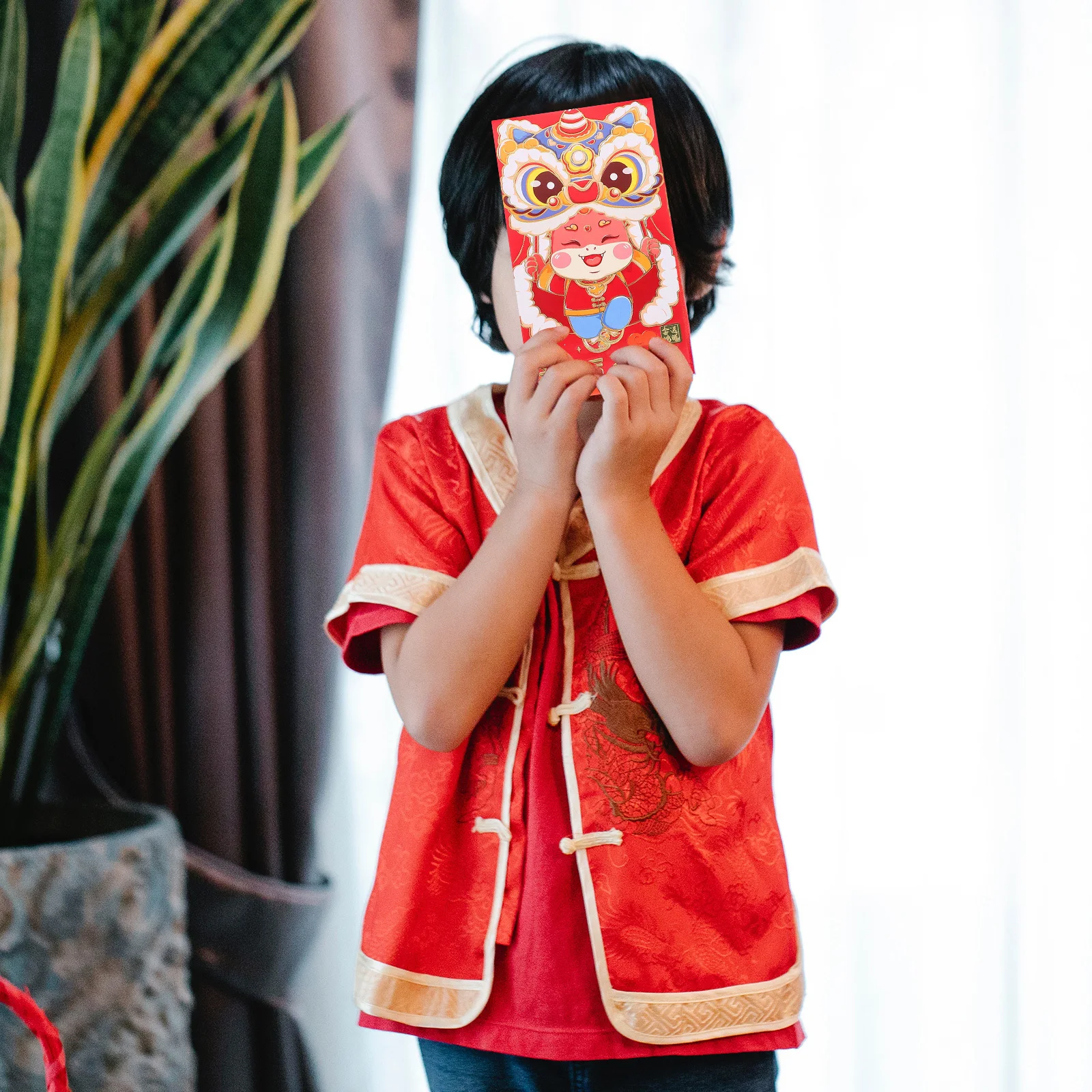 60Pcs Chinese New Year Red Envelopes Traditional Design Large Capacity Cash Envelopes Festive Decorations for Lunar Celebrations